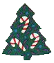 A tree with Candy Canes!